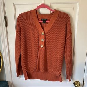 Orange sweater